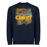 Navy beautiful crazy Heavyweight Sweatshirt - NancyCooperArtShop