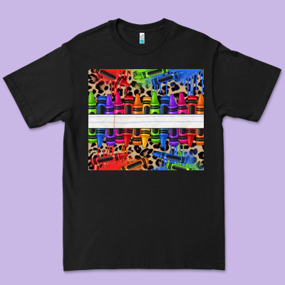 Personalized Crayons Premium Tee Designed By Texasbilliewilder