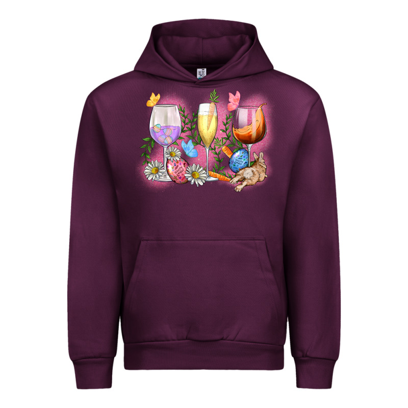 Easter Wine Glasses  Easter Day Urban Hoodie by CowGirlArtShop | Teevron