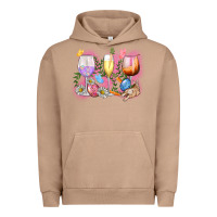 Pigment Burro Easter wine glasses  Easter Day Urban Hoodie - CowGirlArtShop