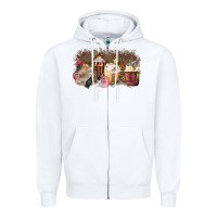 White Hair Dresser Coffee Cups Zipper Hoodie - MaliasSmallBusiness