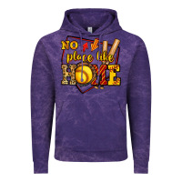 Cloud Purple no place like home softball Vintage Hoodie - Jasminsmagicworld