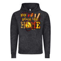 Vintage Black no place like home softball Vintage Hoodie - Jasminsmagicworld