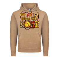 Vintage Coffee no place like home softball Vintage Hoodie - Jasminsmagicworld