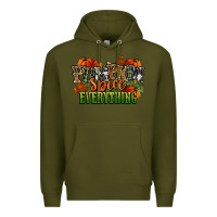 Army Green pumpkin spice everything fall Premium Hoodie - NancyCooperArtShop