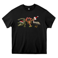 Black Christmas alligator pelican crawfish Heavy Core Tee - BarkalooDesign