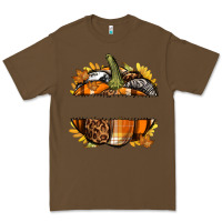 Cacao Personalized Fall Pumpkin Premium Tee - texasbilliewilder
