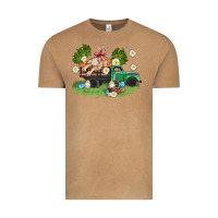 Vintage Camel easter truck with bunny Vintage Tee - AdoDesignShop
