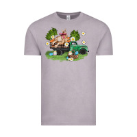 Vintage Zinc easter truck with bunny Vintage Tee - AdoDesignShop