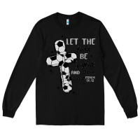Black soccer Long Sleeve Tee - MaliasSmallBusiness