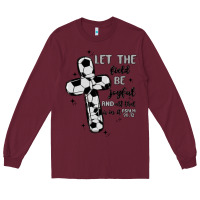 Burgundy soccer Long Sleeve Tee - MaliasSmallBusiness