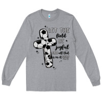 Heather Grey soccer Long Sleeve Tee - MaliasSmallBusiness