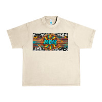 Sandshell leopard sunflower mom license plate Urban Heavy Tee - Artiststas