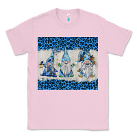 Bubblegum Pink snowy christmas gnomes Classic Tee - BarkalooDesign
