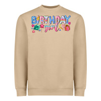 Mushroom birthday girl Heavyweight Sweatshirt - NancyCooperArtShop