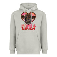 Moon Dust mama's sweetheart highland calf Heavyweight Hoodie - RanaPortraitStore