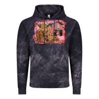 Cloud Black valentines day mama cow and baby cows Vintage Hoodie - RanaPortraitStore