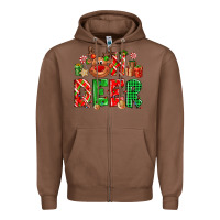 Oh Deer Reindeer Zipper Hoodie | Teevron