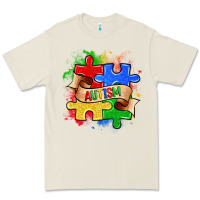 Autism Puzzle Pieces Premium Tee | Teevron