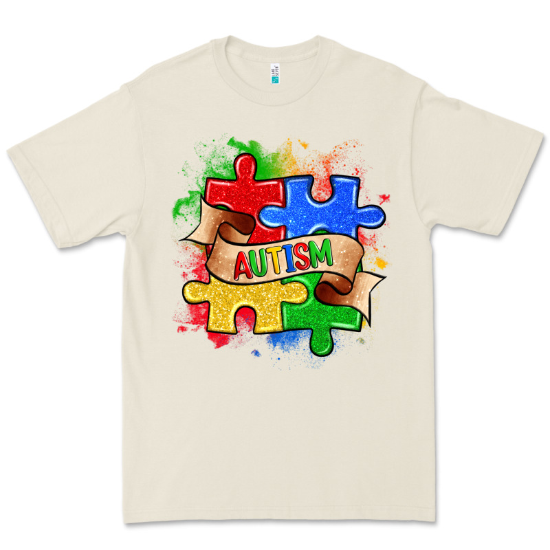 Autism Puzzle Pieces Premium Tee by Zillion Design Studio | Teevron