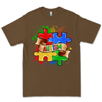 Cacao autism puzzle pieces Premium Tee - Zillion Design Studio