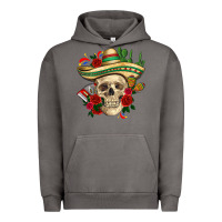 Pigment Tornado Di de los muertos with roses Mexico Urban Hoodie - HowdyJamesFarm