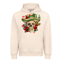 Sandshell Di de los muertos with roses Mexico Urban Hoodie - HowdyJamesFarm