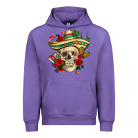 Tulip Di de los muertos with roses Mexico Urban Hoodie - HowdyJamesFarm