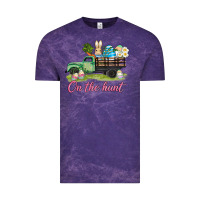 Cloud Purple easter on the hunt Vintage Tee - AdoDesignShop