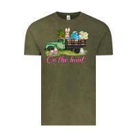 Vintage Olive easter on the hunt Vintage Tee - AdoDesignShop