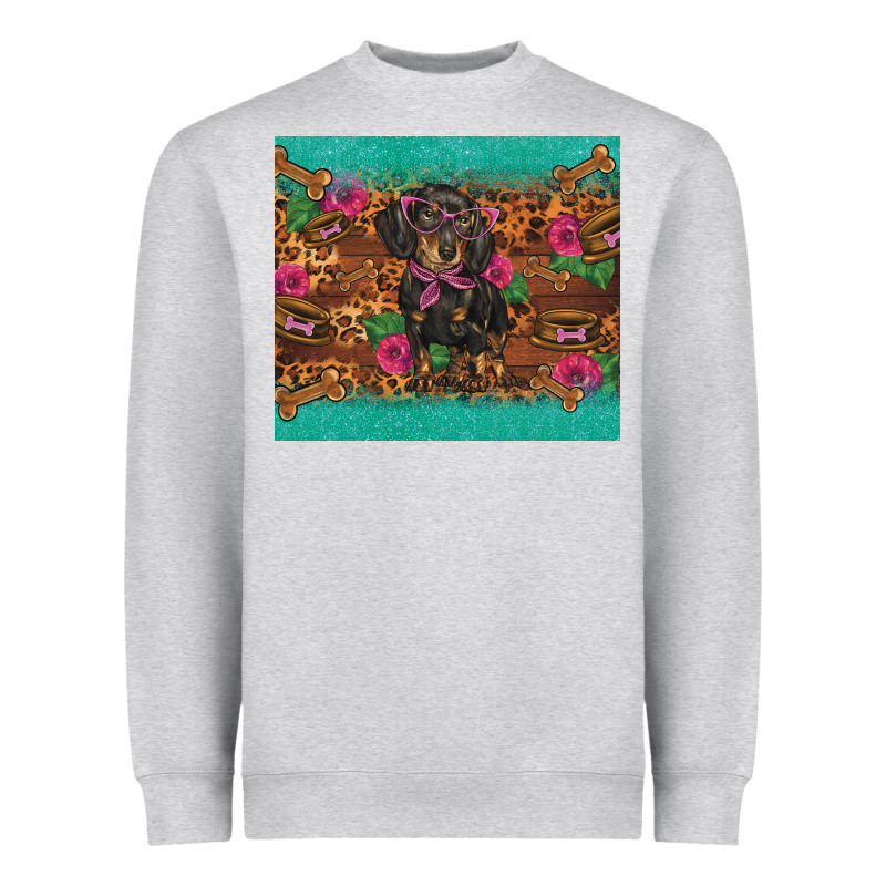 Dachshund Heavyweight Sweatshirt by BarkalooDesign | Teevron