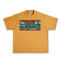 Peanut Butter hearts mama license plate Urban Heavy Tee - Artiststas