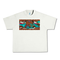 Pistachio hearts mama license plate Urban Heavy Tee - Artiststas