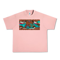 Salmon hearts mama license plate Urban Heavy Tee - Artiststas