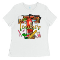 White western teacher Ladies Tee - texasbilliewilder