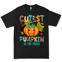 Black Cutest Pumpkin In The Patch Premium Tee - texasbilliewilder