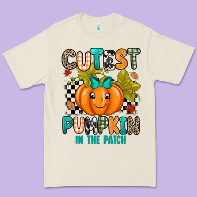Cutest Pumpkin In The Patch Premium Tee Designed By Texasbilliewilder