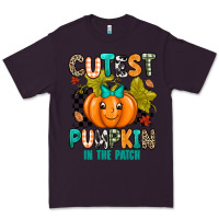 Plum Cutest Pumpkin In The Patch Premium Tee - texasbilliewilder