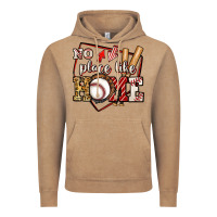 Vintage Coffee no place like home baseball Vintage Hoodie - Jasminsmagicworld