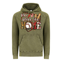Vintage Olive no place like home baseball Vintage Hoodie - Jasminsmagicworld