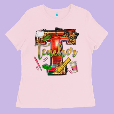 Western Teacher Ladies Tee Designed By Texasbilliewilder