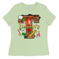 Matcha western teacher Ladies Tee - texasbilliewilder