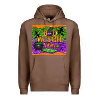 Chestnut bad witch vibes Premium Hoodie - NancyCooperArtShop