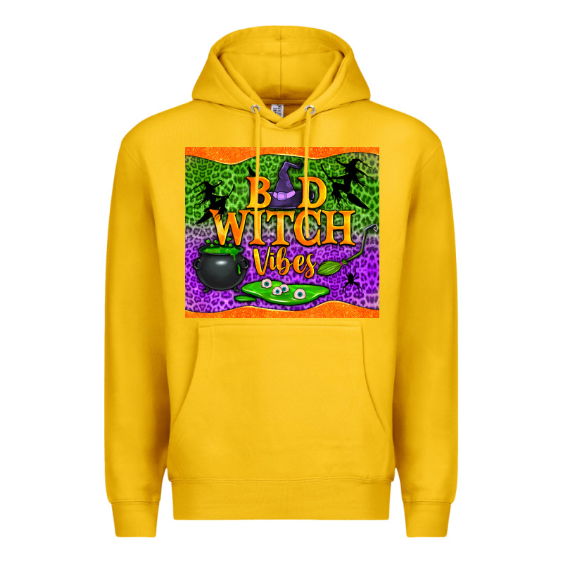Bad Witch Vibes Premium Hoodie by NancyCooperArtShop | Teevron