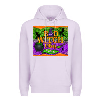 Lilac bad witch vibes Premium Hoodie - NancyCooperArtShop
