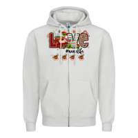 Love Christmas Zipper Hoodie | Teevron