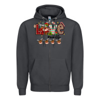 Smoke love christmas Zipper Hoodie - MaliasSmallBusiness