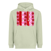 Matcha valentine's day brushstrokes Heavyweight Hoodie - RanaPortraitStore