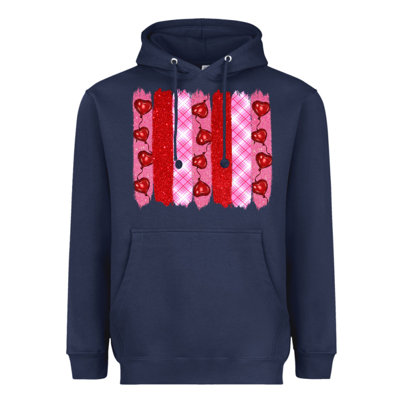 Valentine's Day Brushstrokes Heavyweight Hoodie by RanaPortraitStore | Teevron