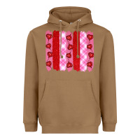 Toasted Coconut valentine's day brushstrokes Heavyweight Hoodie - RanaPortraitStore
